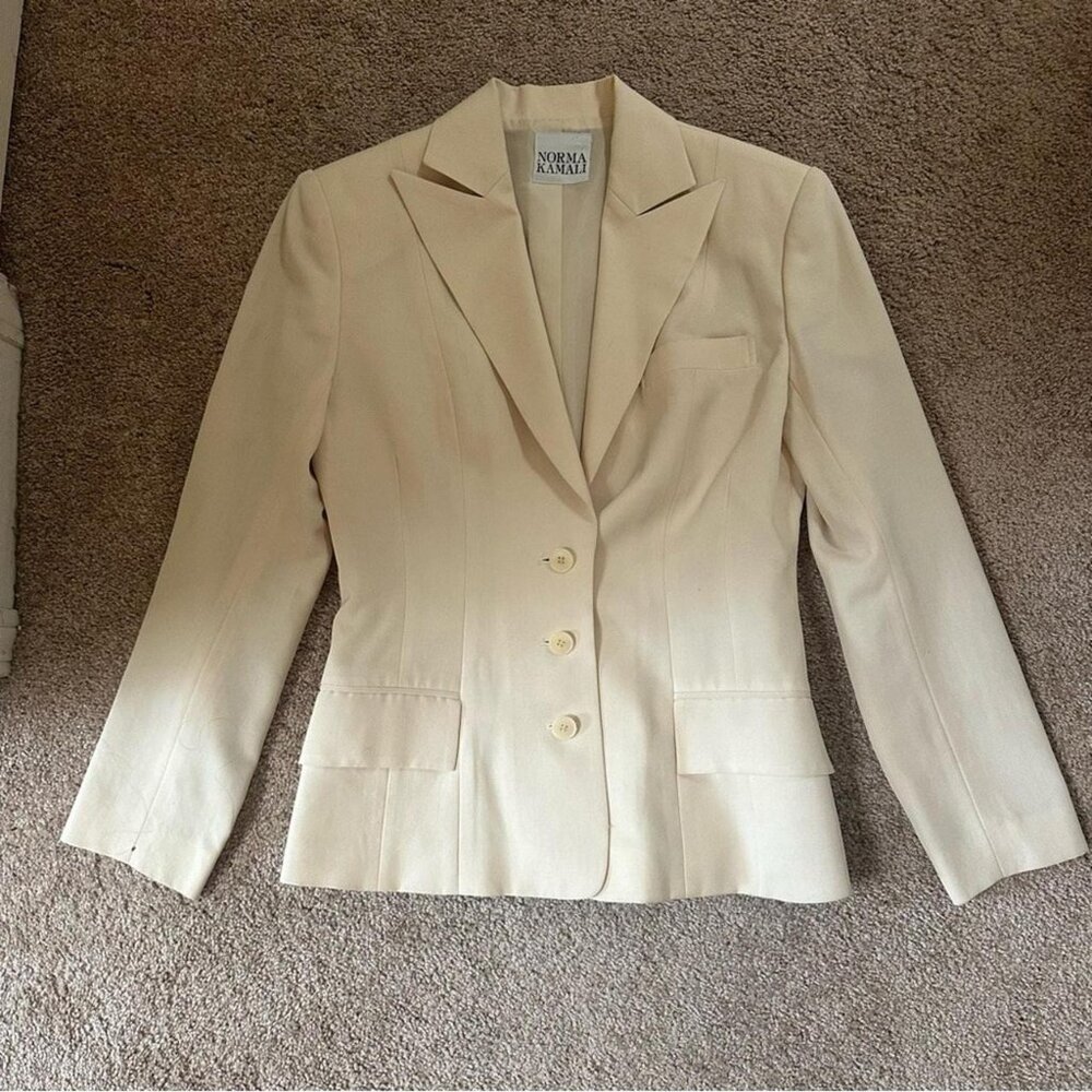 Norma‎ Kamali Yellow Blazer